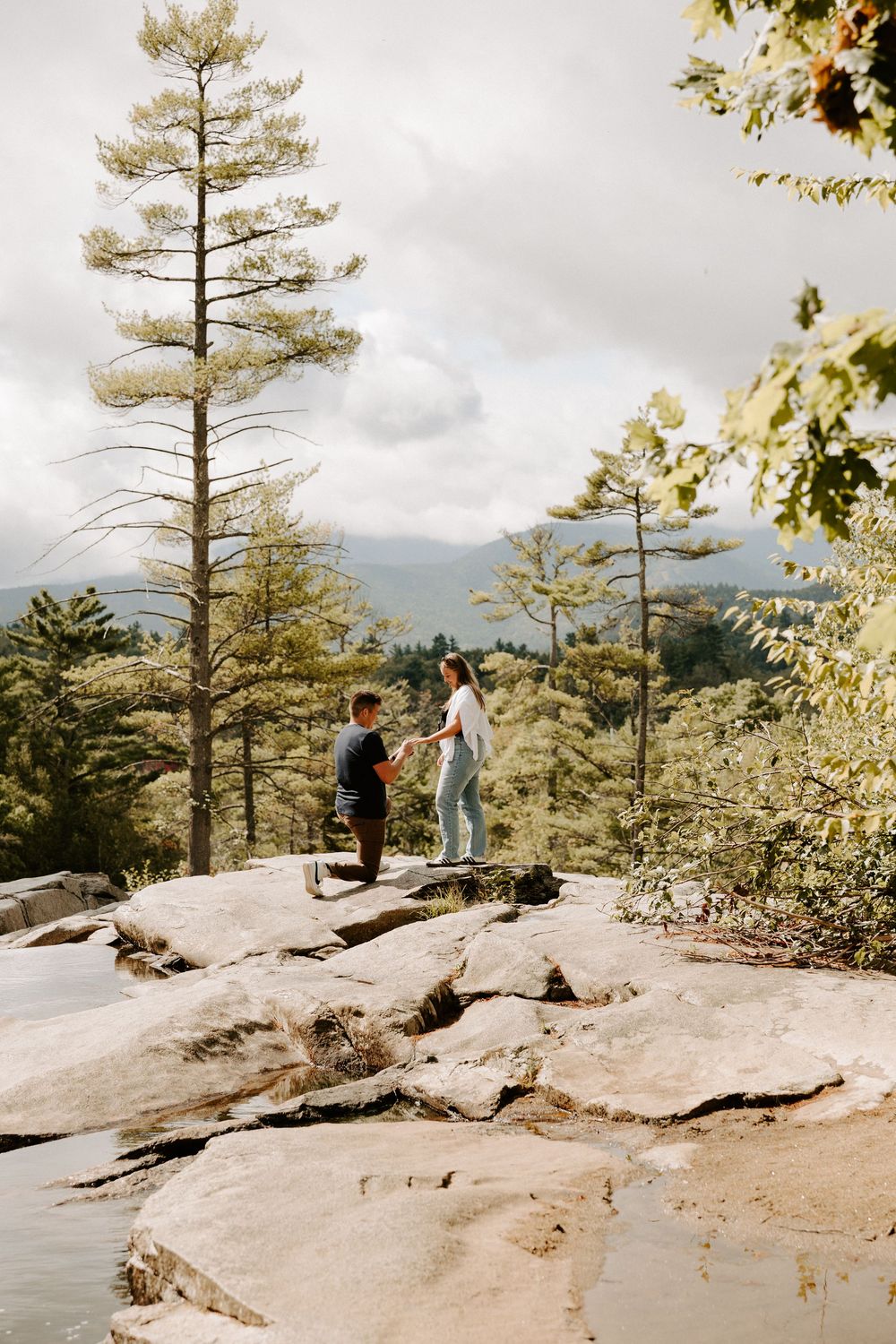 Jackson, NH engagement photoshoot.