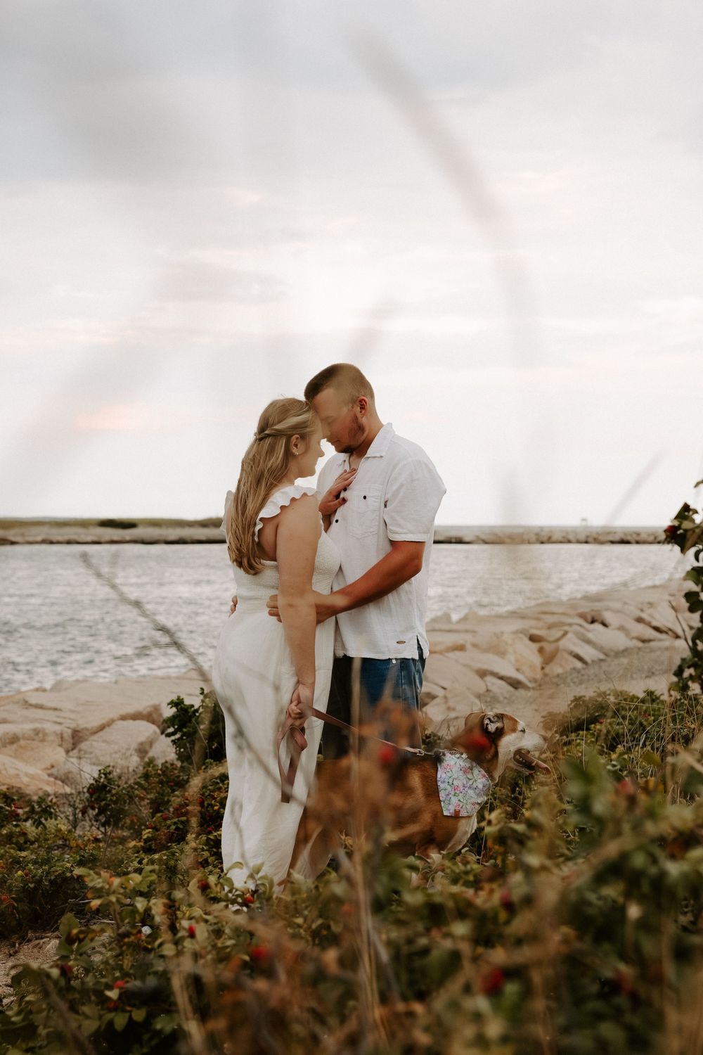 Engagement photoshoot on the beach.