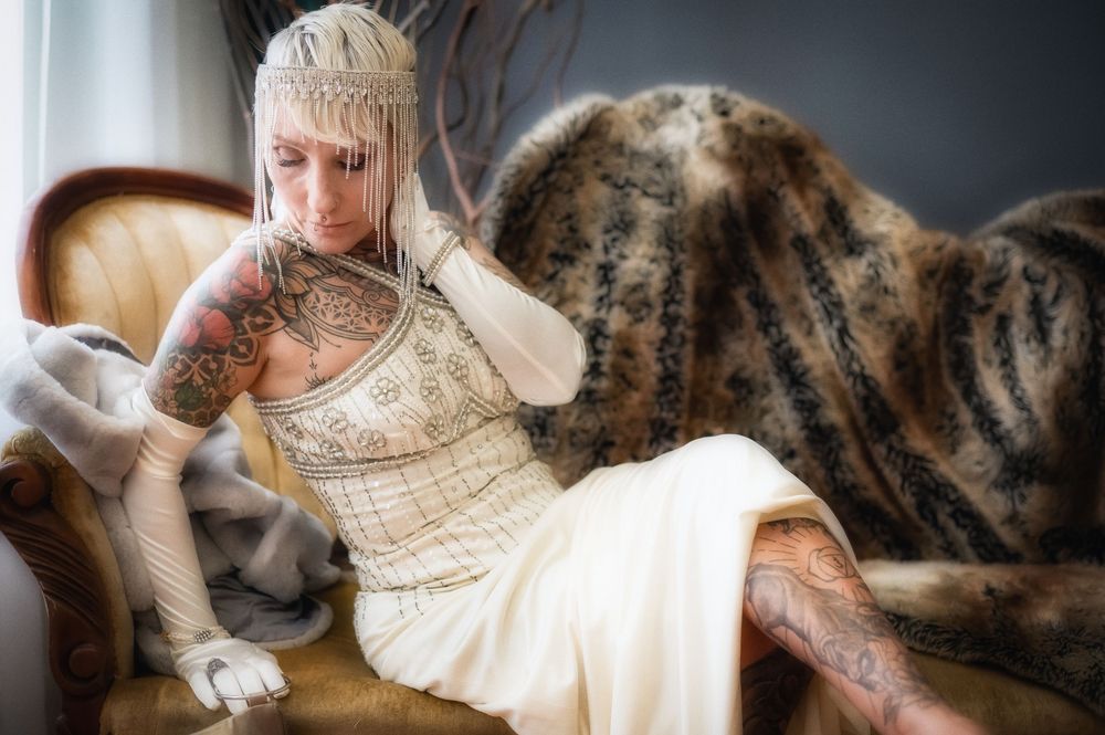 Old Hollywood Photo event dreamy photoshoot in spokane washington.