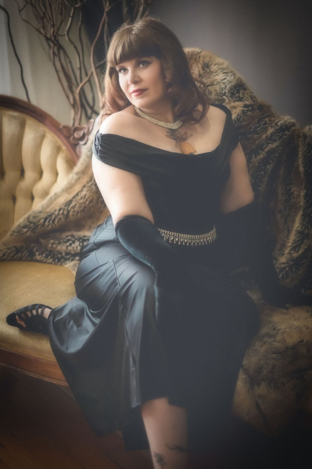 Old Hollywood Photo event dreamy photoshoot in spokane washington.