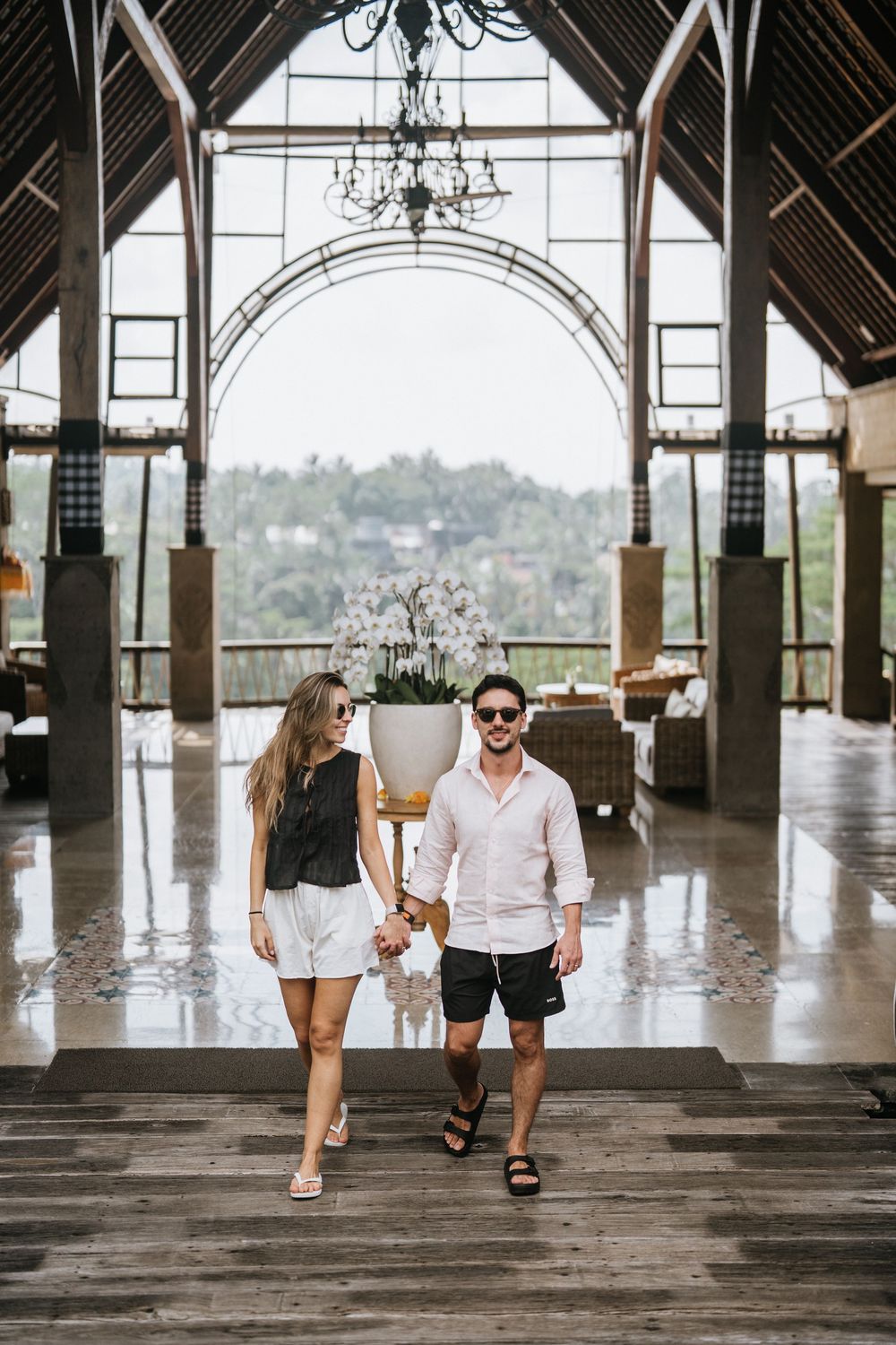 Honeymoon couple photography in Bali at a luxury resort