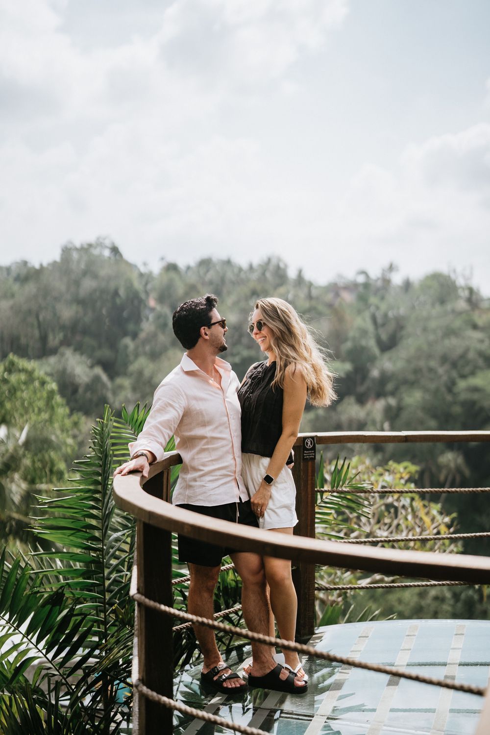 Honeymoon couple photography in Bali at a luxury resort