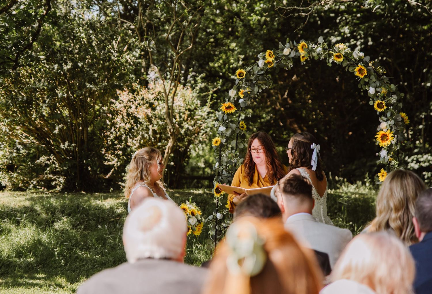 LGBTQ Celebrant wedding at the Gaggle of Geese Buckland Newton, Dorchester TIPI wedding venue. Relaxed Dorset Wedding photographer