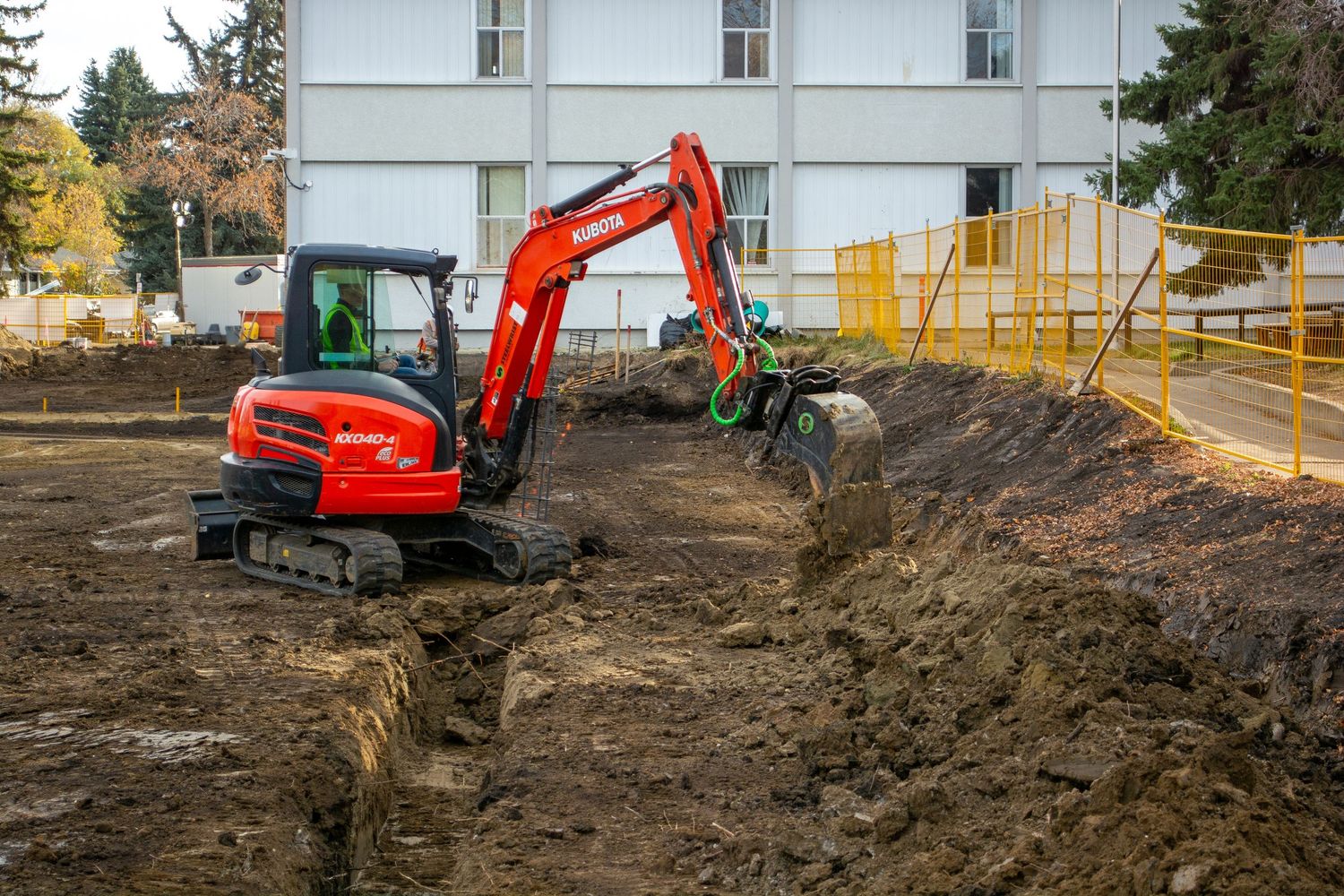 fine line precise trench digging by black swan excavation with website photos for dream engine matt foreman, reel mensch studio production