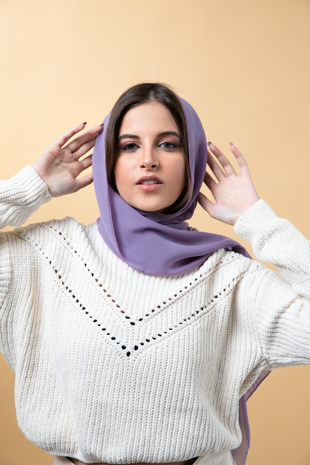 scarf photoshoot Dubai