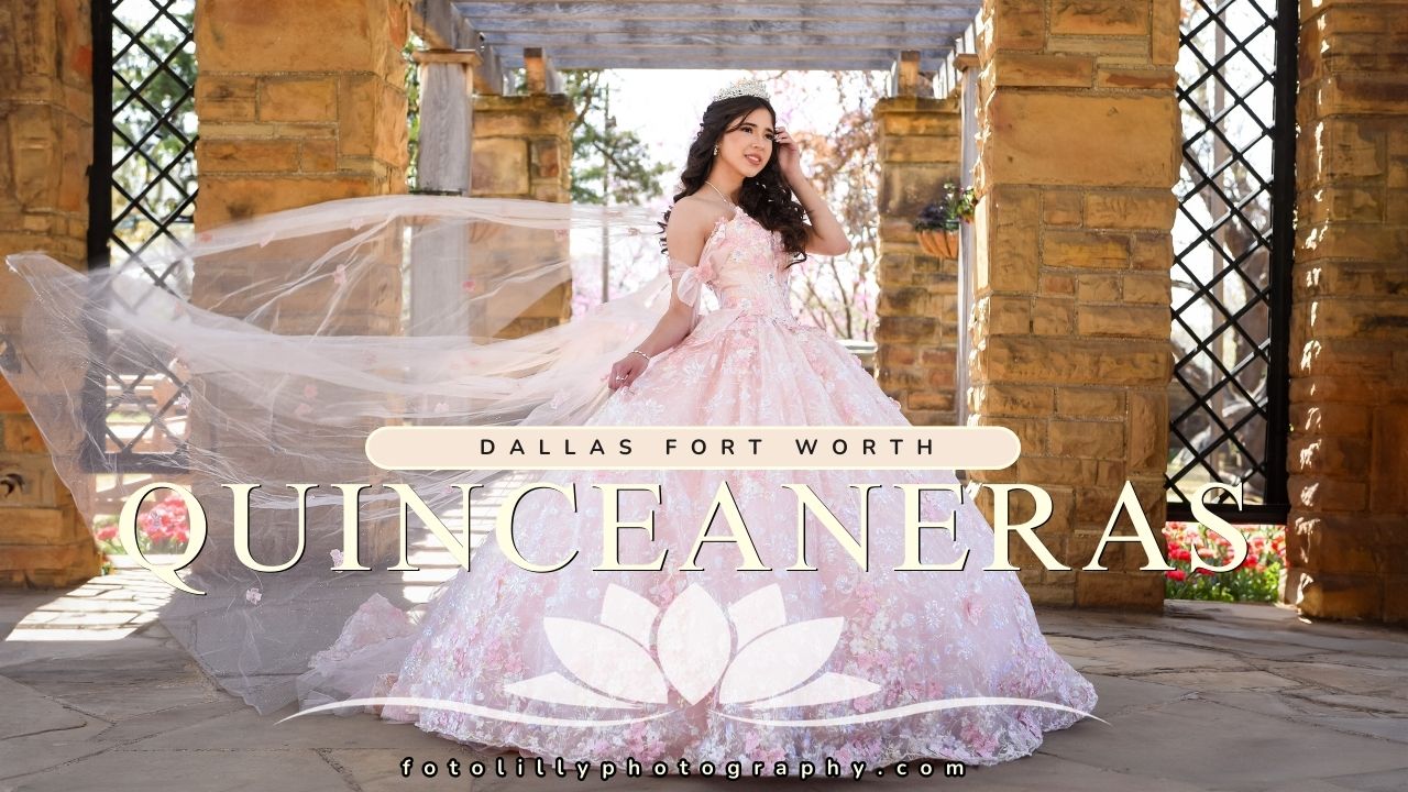 Quinceañera photo session only in DFW focused on milestone portraits rather than full quinceañera coverage