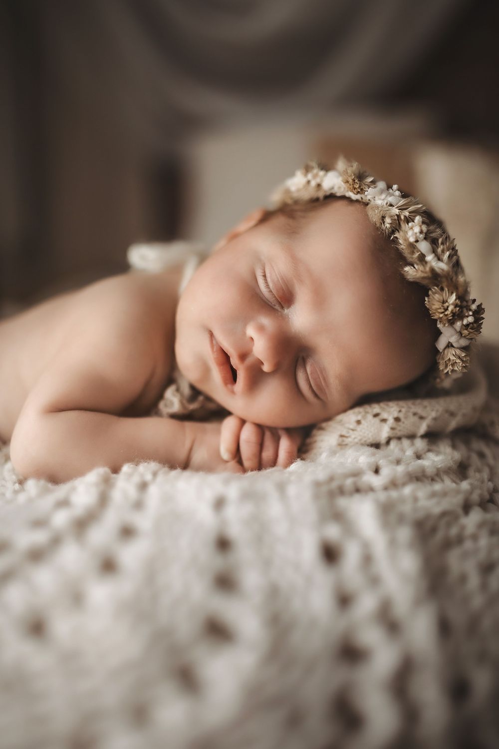 boho newborn session