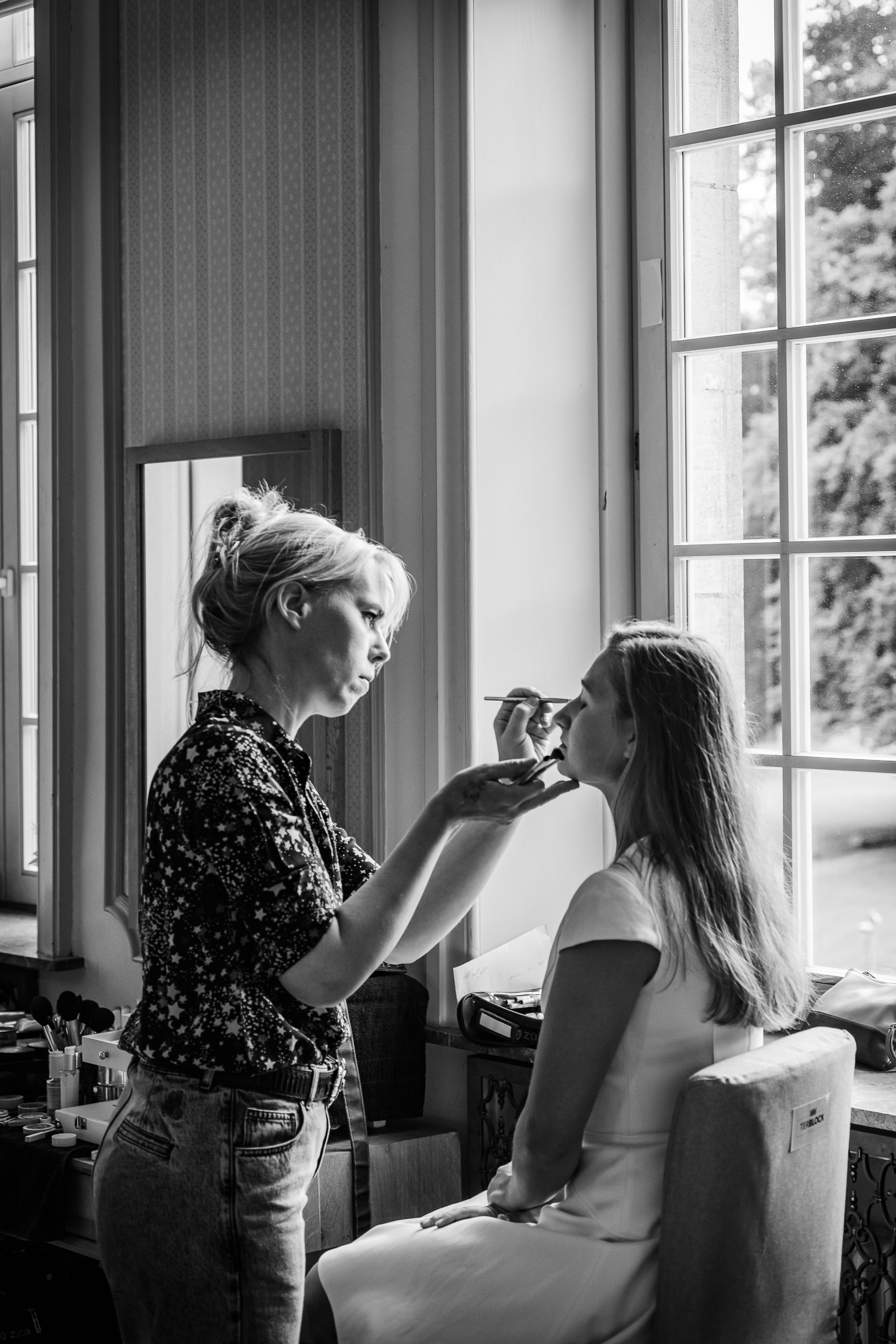 le maquillage de la mariée au château terblock reportage mariage