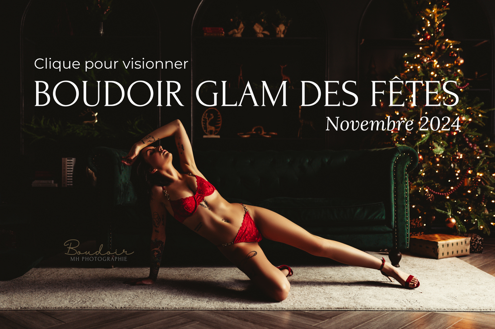 Séance Boudoir Noël Montréal