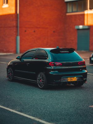 Static shot of a Seat Ibiza FR