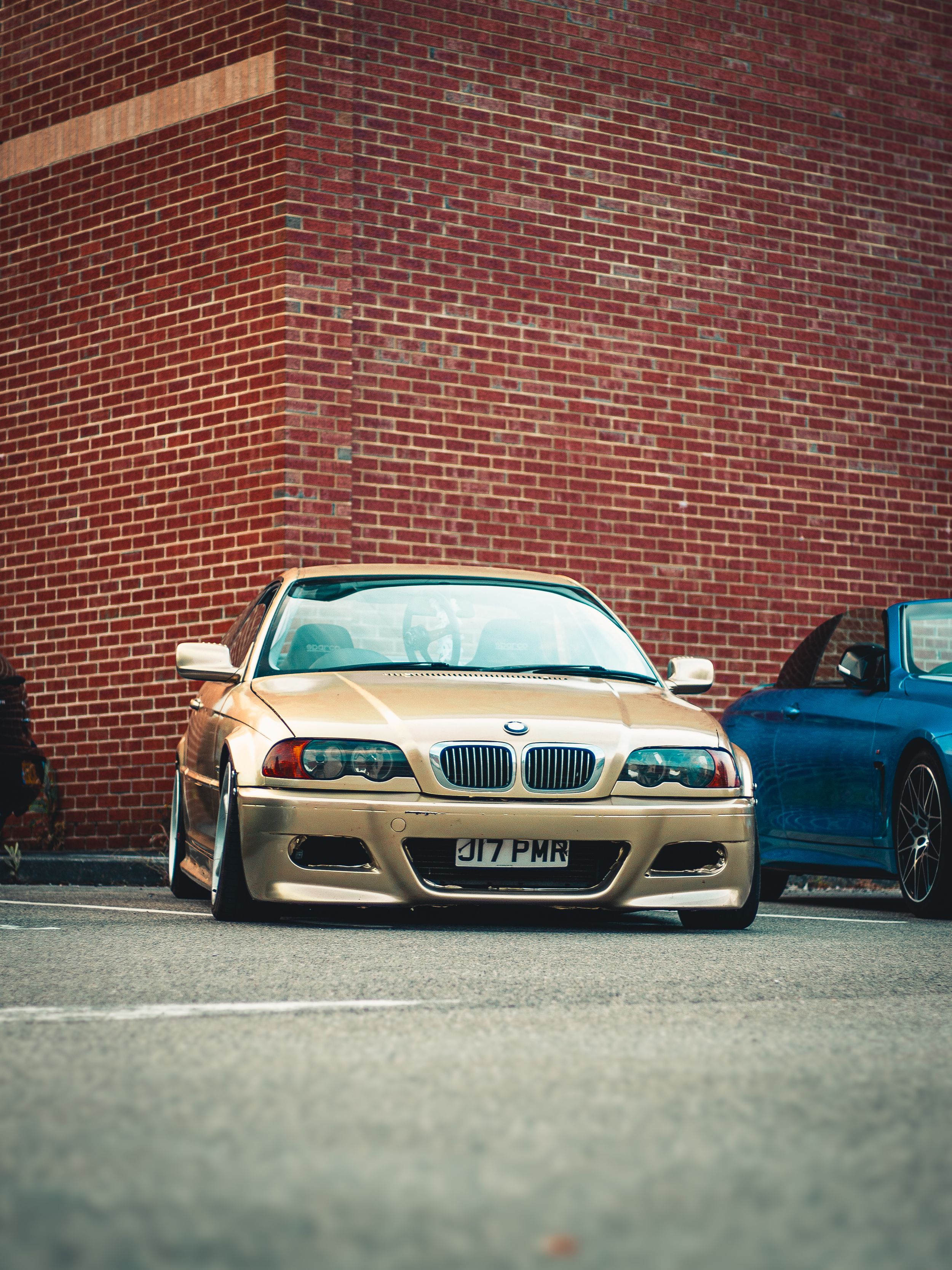 Static shot of a BMW 3 Series