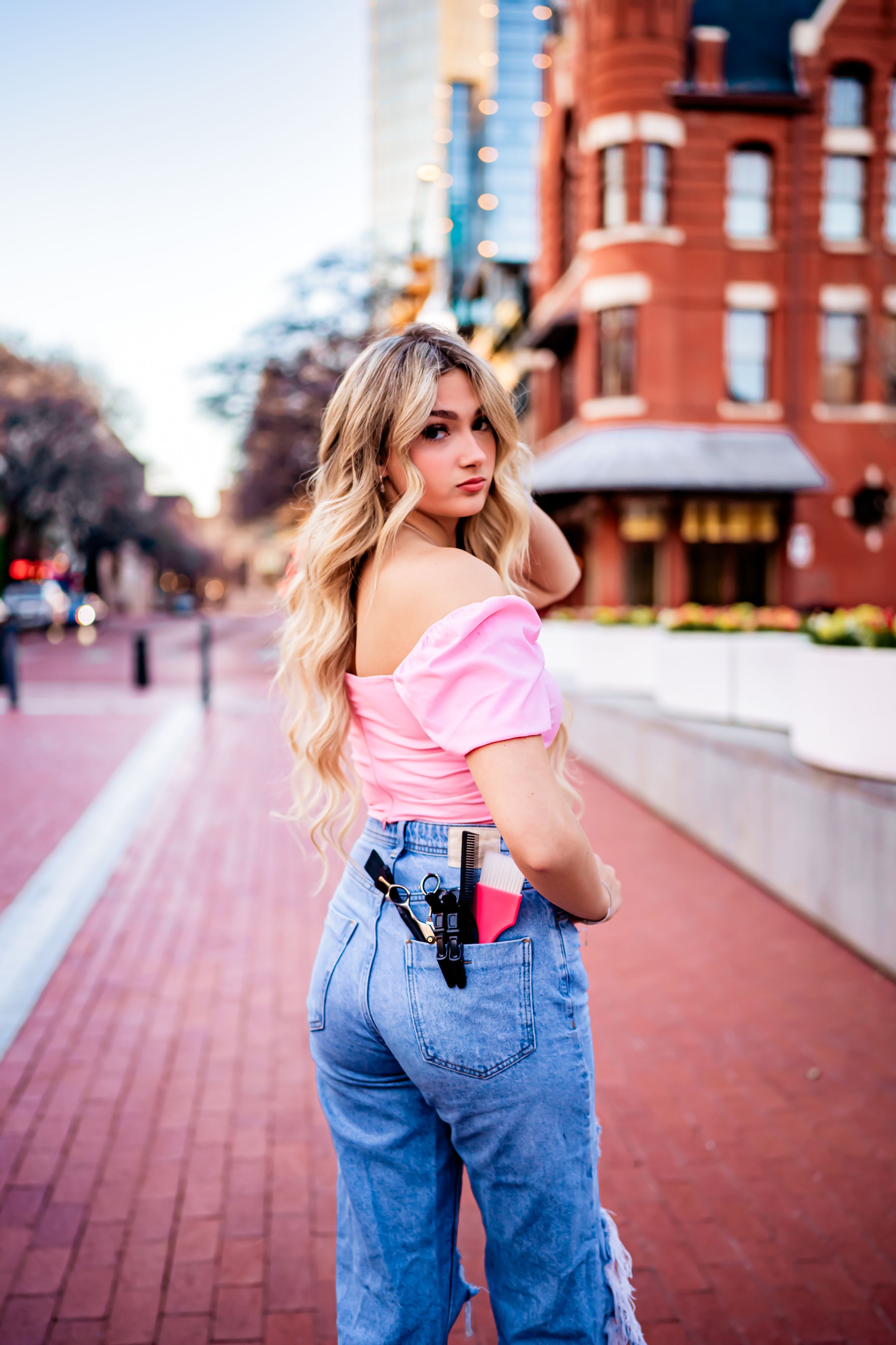 Senior Photography Downtown Fort Worth Sundance Square