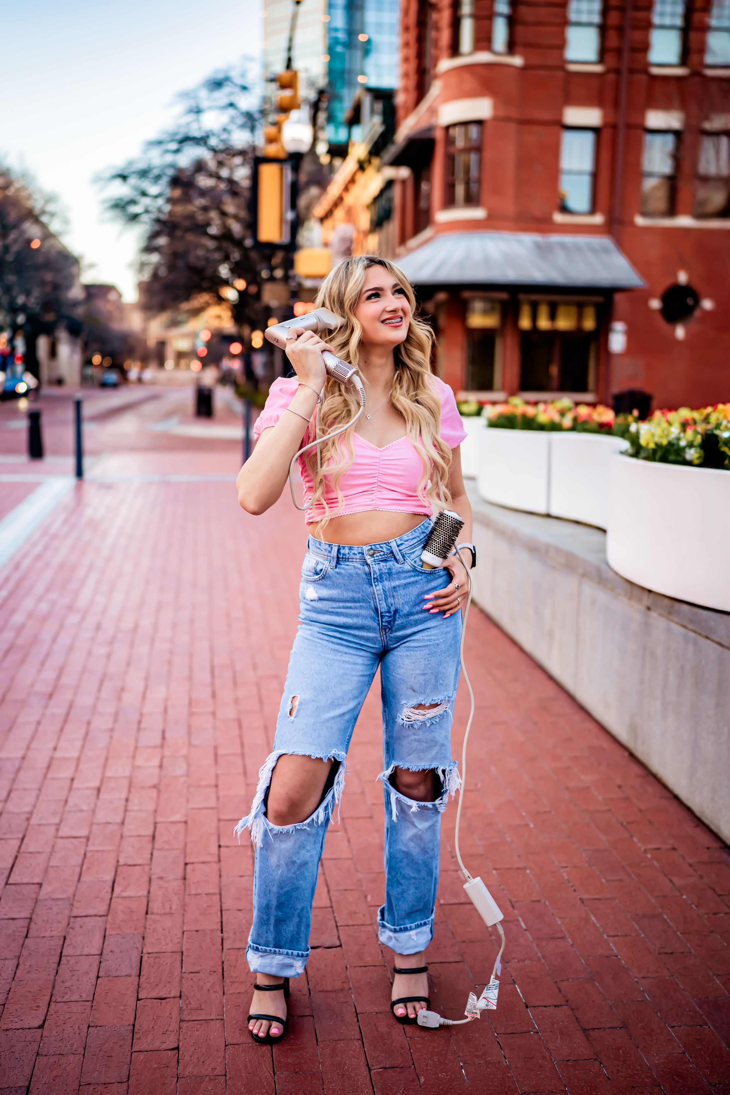 Senior Photography Downtown Fort Worth Sundance Square