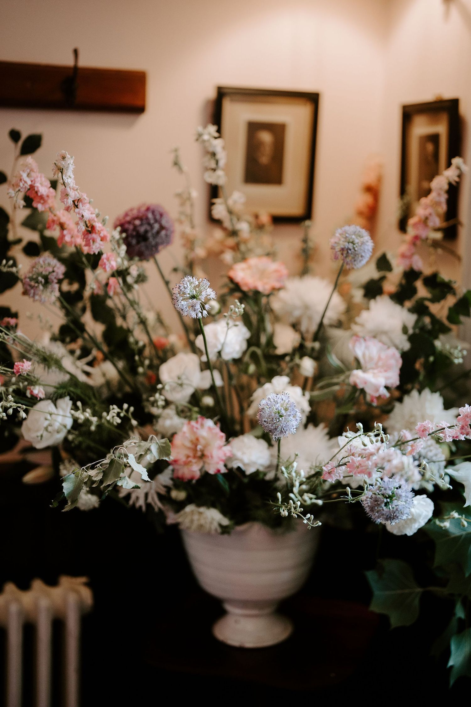 vase of flowers at Iscoyd park