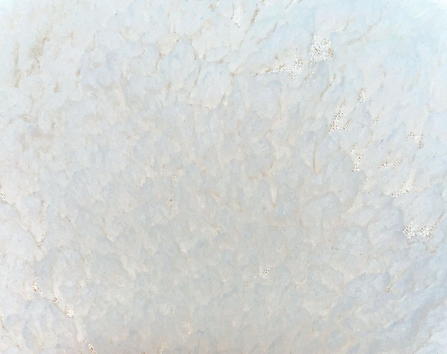 Soft white textured background with subtle light patterns.