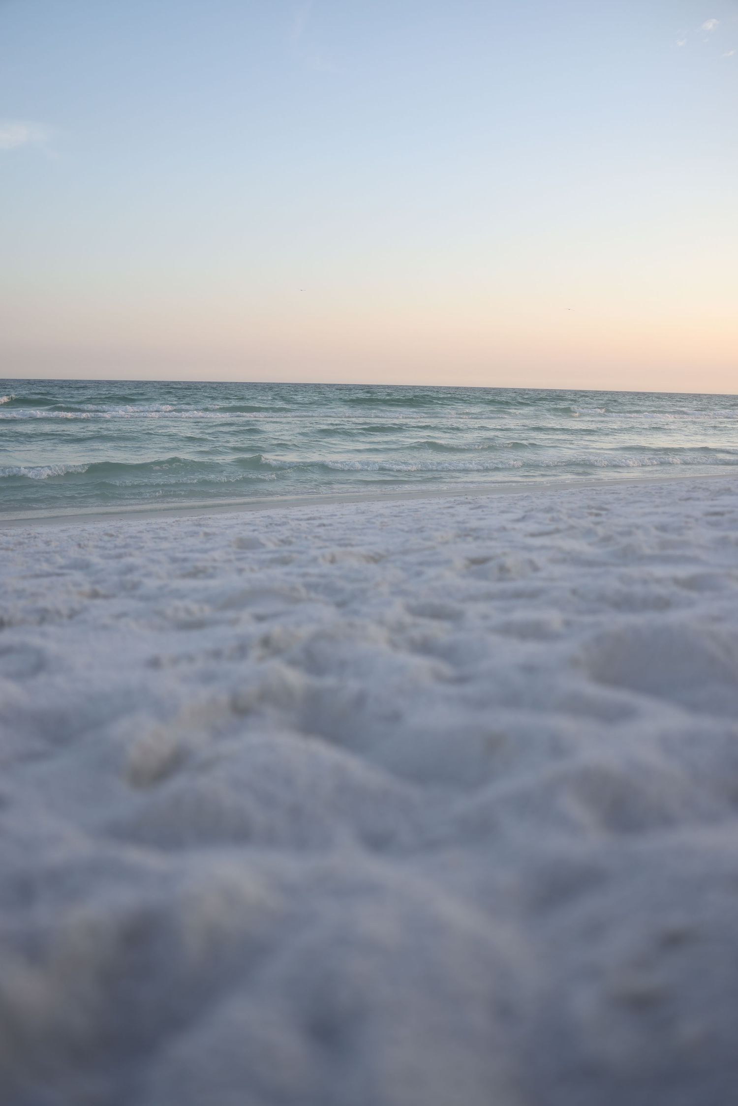Beautiful ocean views in Destin, Florida.