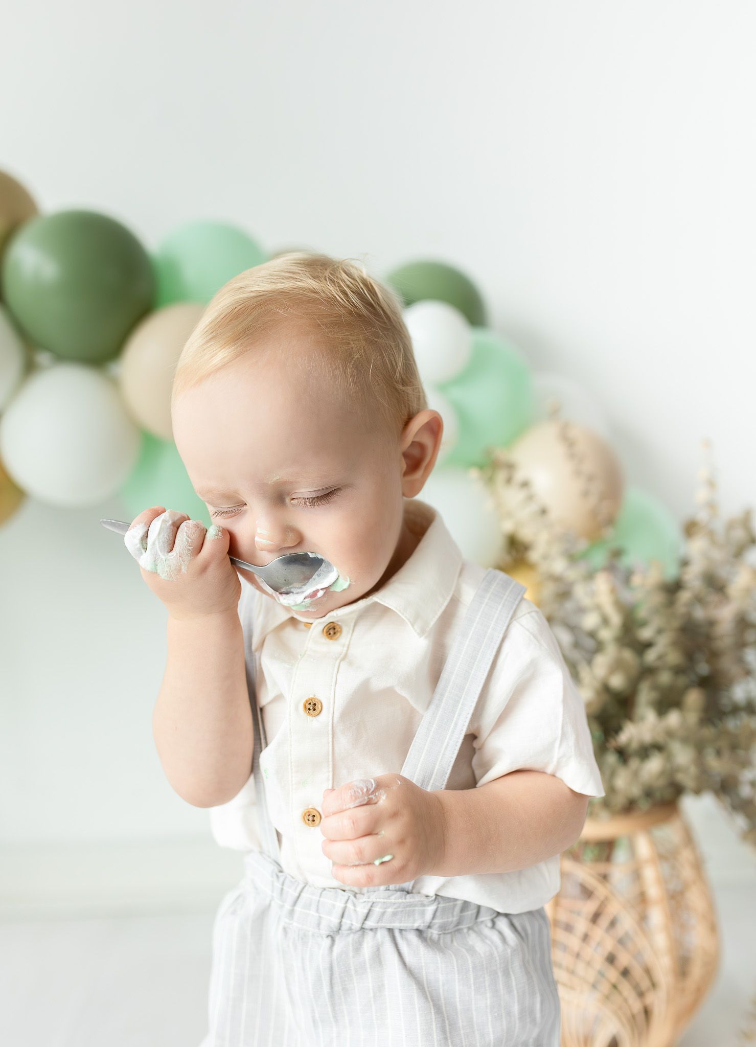 cake smash min fotografía santiago de chile torta saludable