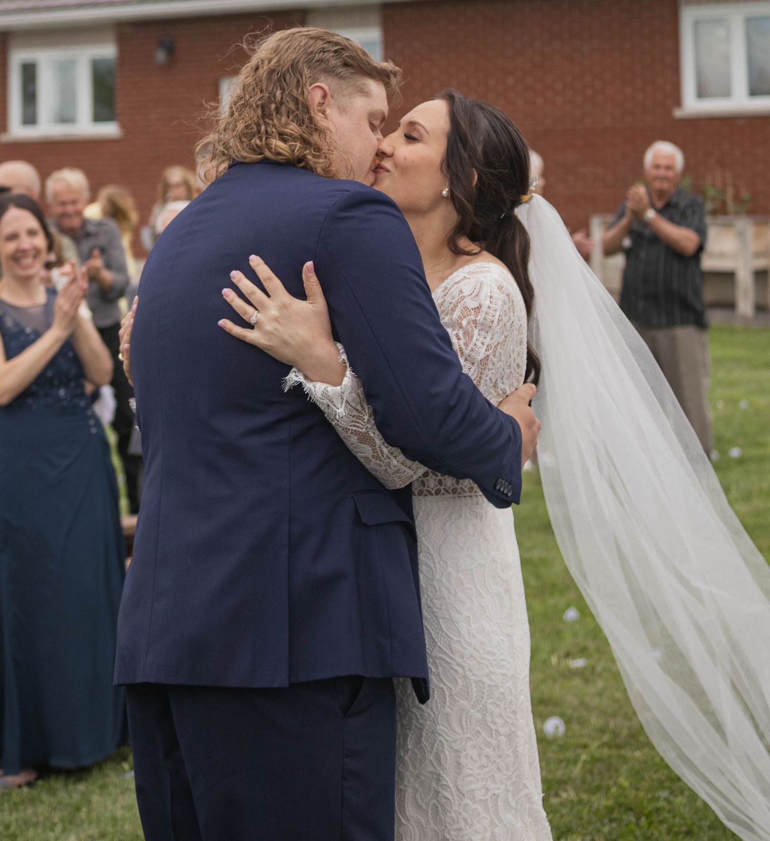 wedding kiss