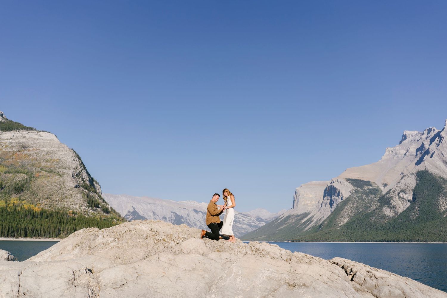 Banff Proposal Photographer | Surprise Engagement Photography