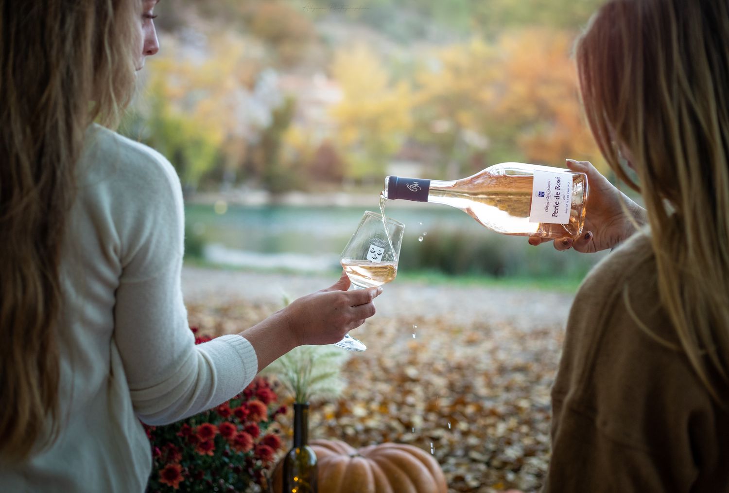 Séance photo pour le domaine viticole chateau real martin , à Correns dans le Var