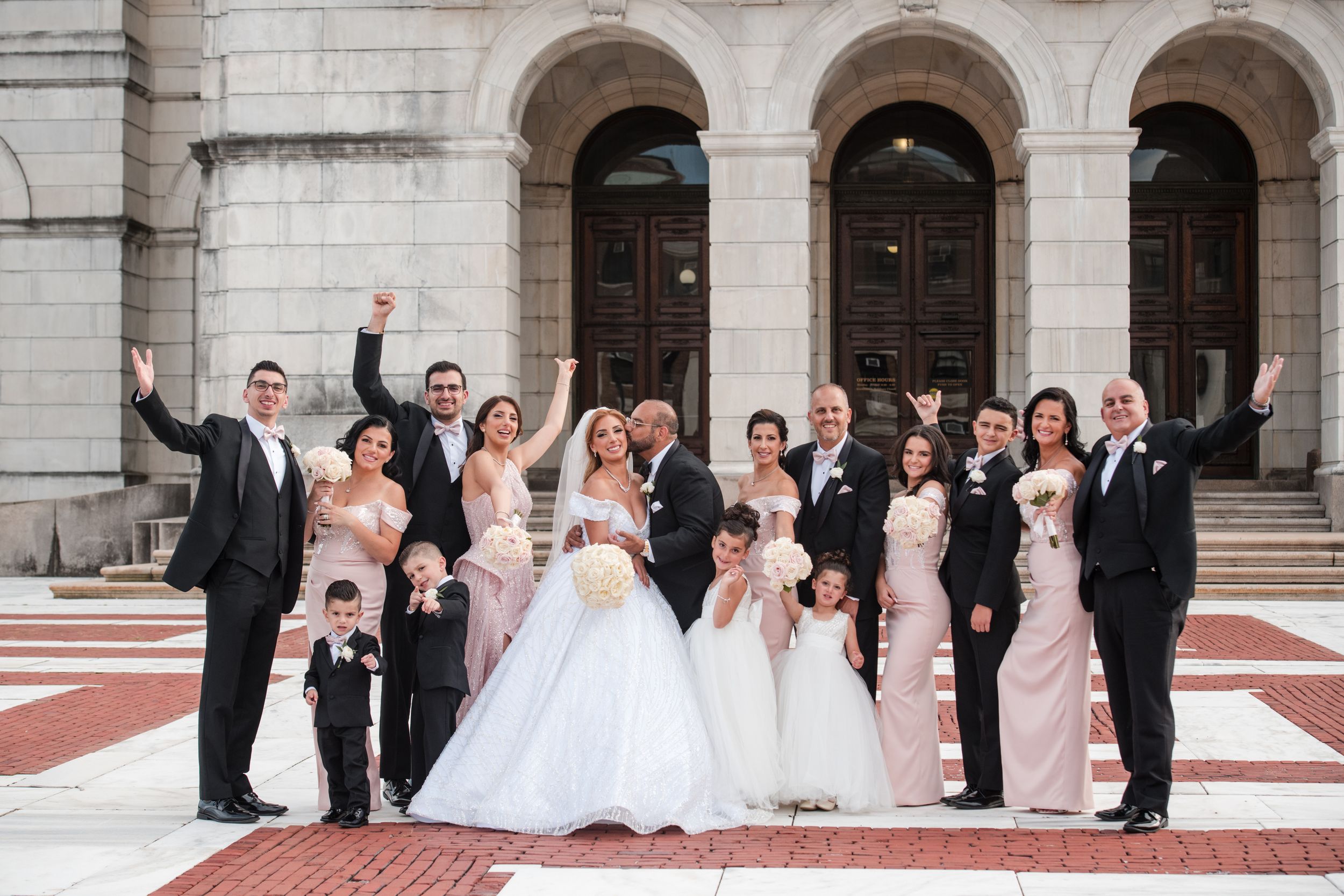 Rhode Island State House wedding venue. High-end documentary wedding photography and luxury heirloom albums in Providence, Rhode Island.