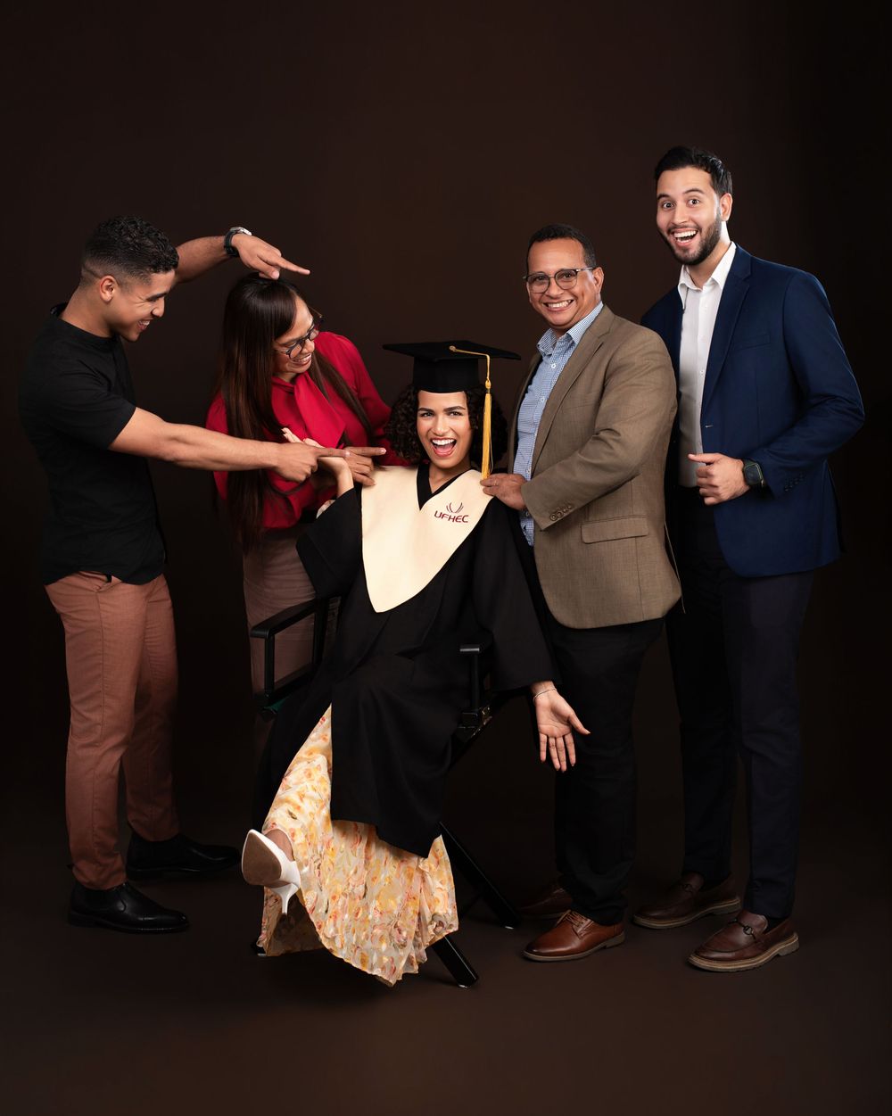 fotografía de graduación de UFHEC