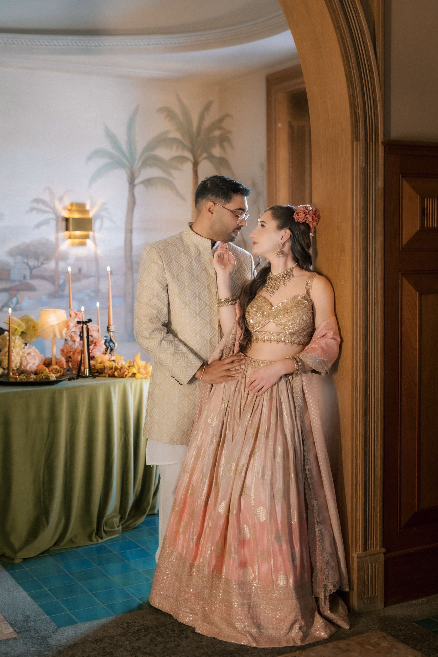 multicultural couple wedding inspiration Portugal