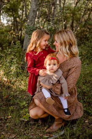 mother shares adorable look with daughter