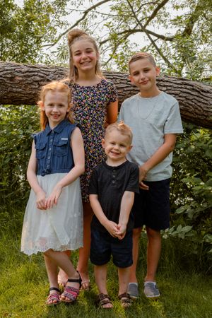 siblings at wascana