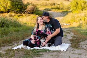 couple showing affection
