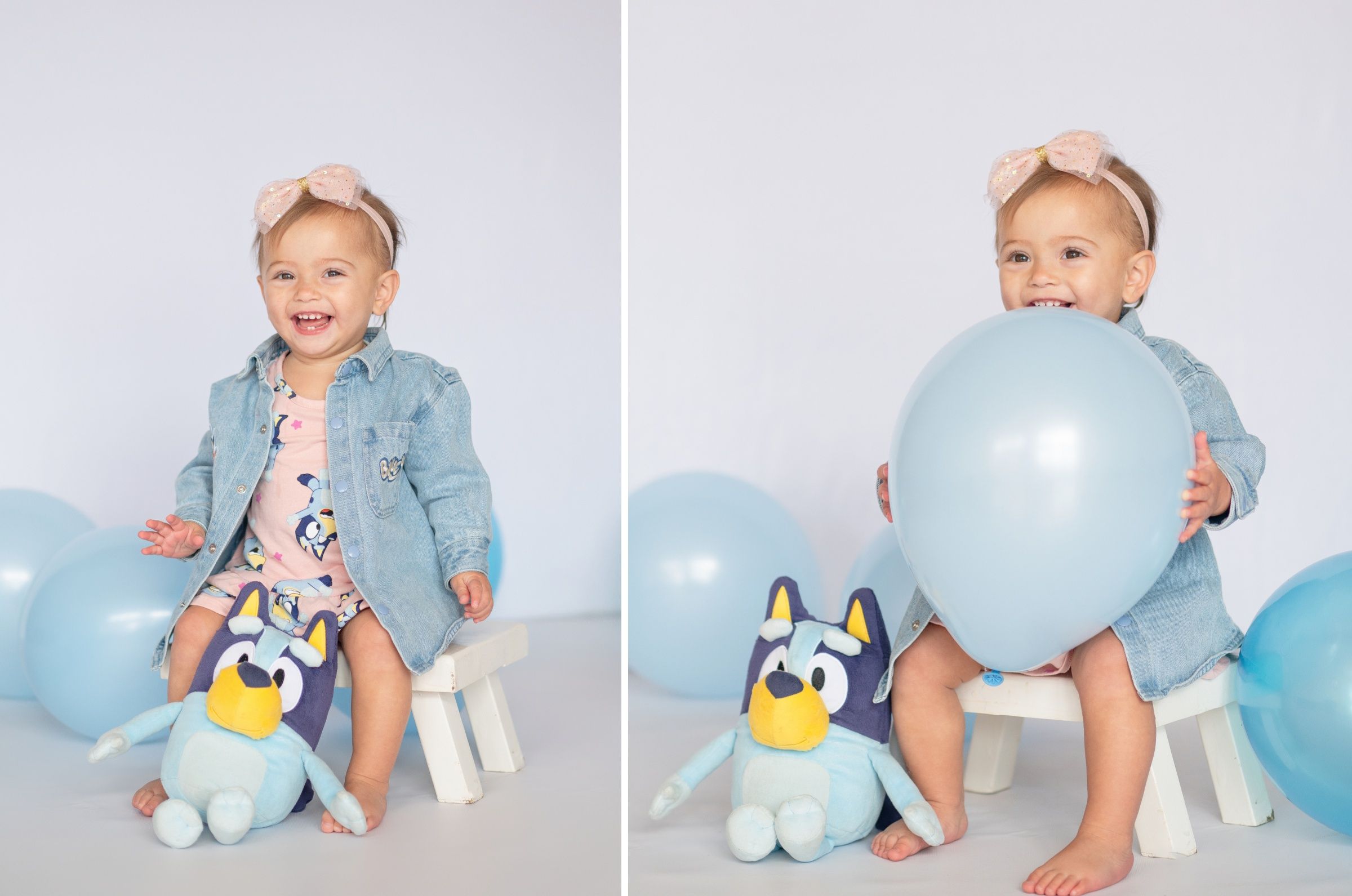 1st Birthday Studio Session with natural light by Bartlesville Photographer Kristi Bray