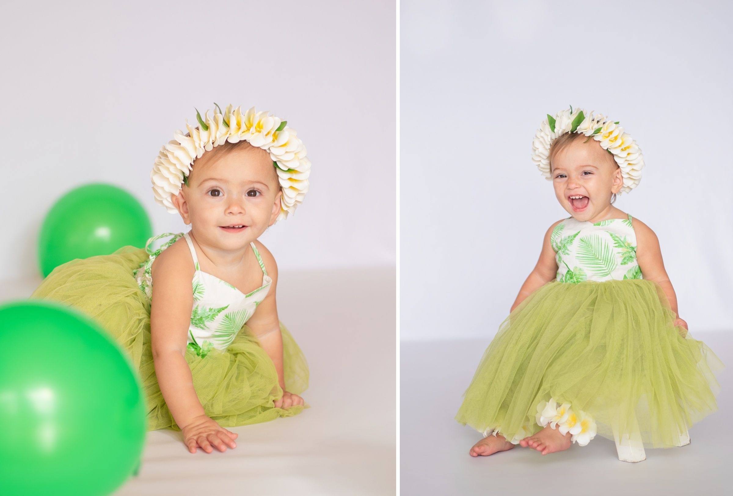 1st Birthday Studio Session with natural light by Bartlesville Photographer Kristi Bray