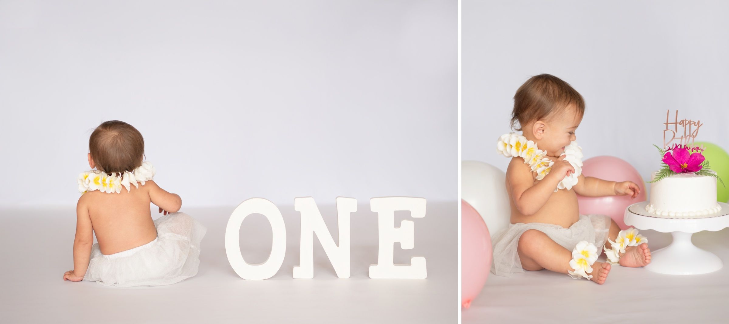 1st Birthday Studio Session with natural light by Bartlesville Photographer Kristi Bray