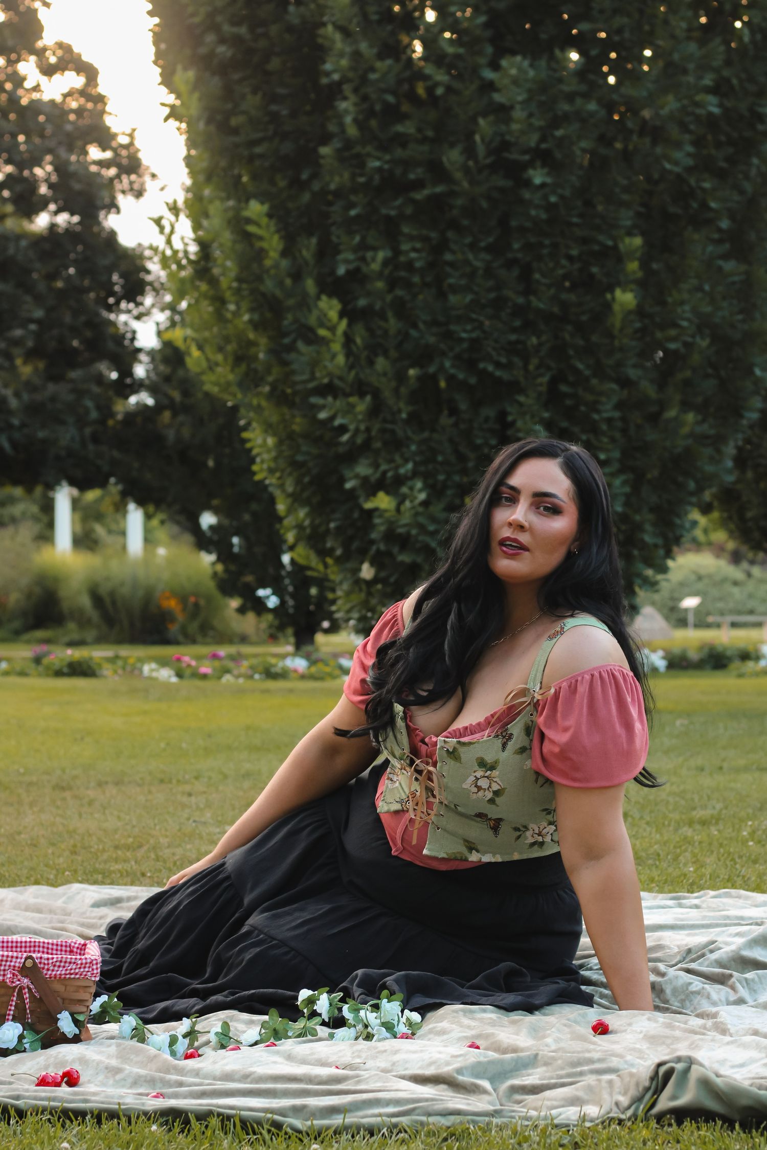 Portrait photography at International Peace Gardens, Salt Lake County, by Utah County photographer