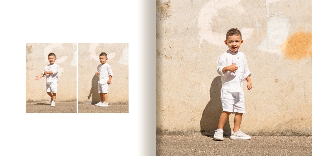 Álbum de batismo, feito pelo Isidro Dias, o melhor fotógrafo de Coimbra.