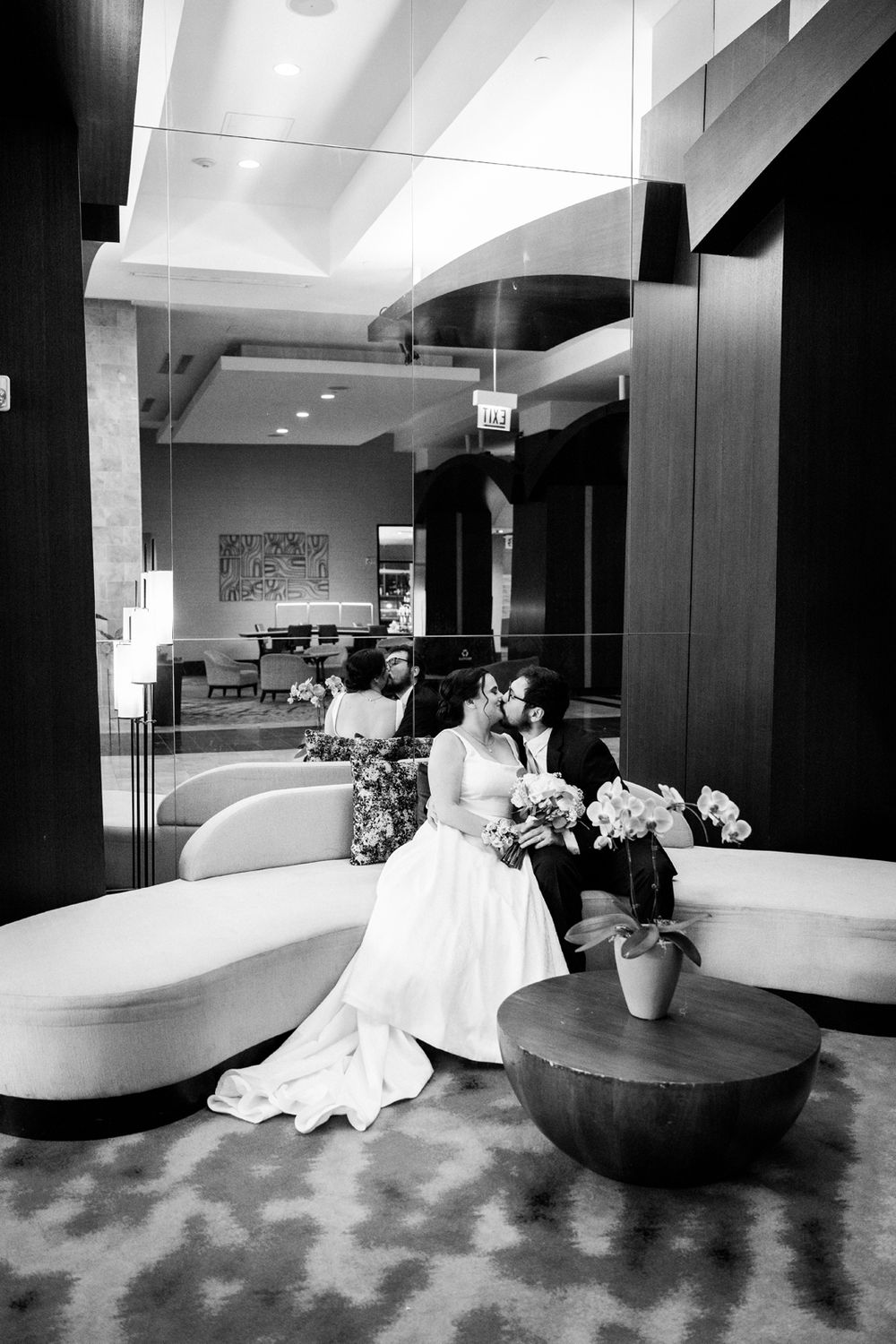 Spring wedding reception at Harry Caray's in Lombard, Illinois.