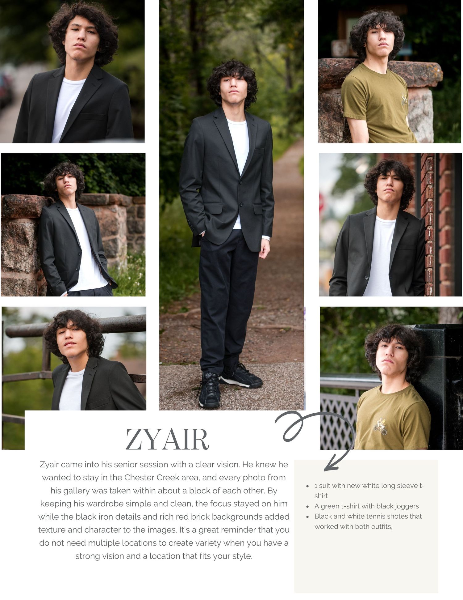 Chester Creek senior grad photographer
