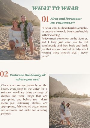 A couple walking along a North Shore Oahu beach at golden hour, demonstrating outfit ideas for Hawaii beach photography sessions.