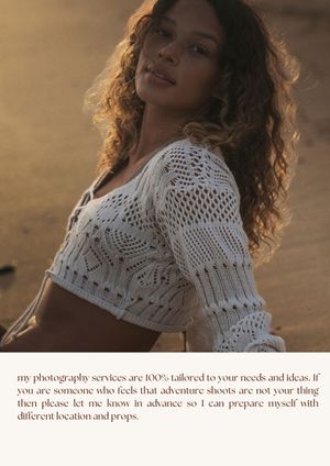 Woman photographed at sunset on a North Shore Oahu beach wearing a white crochet dress during a lifestyle portrait session.