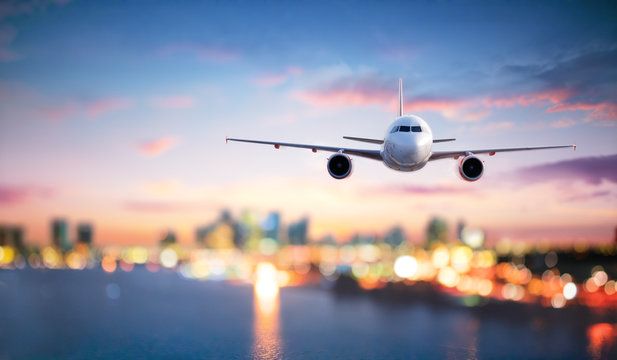 flight at evening