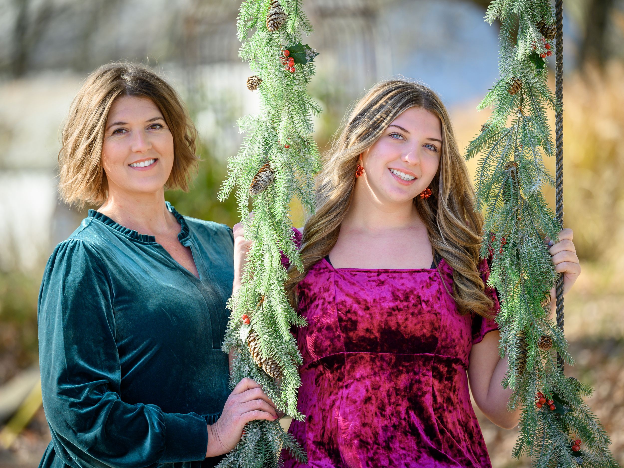 Portrait of a mother and daughter