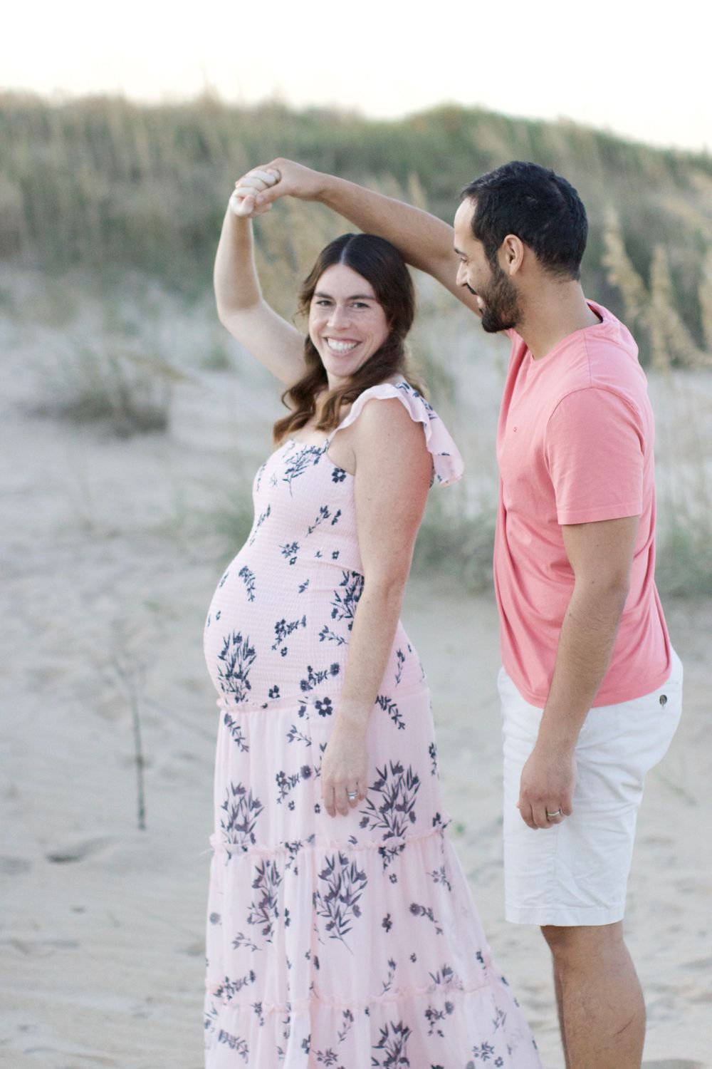 pregnancy shoot with beautiful couple