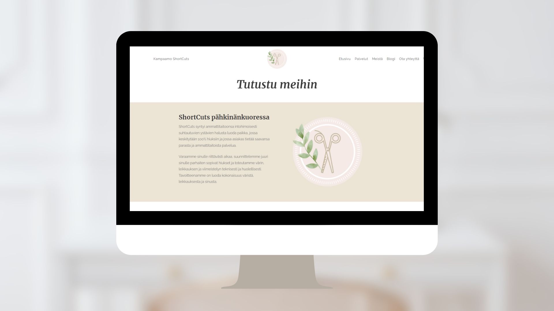 Verkkosivusuunnittelu pienyritykselle