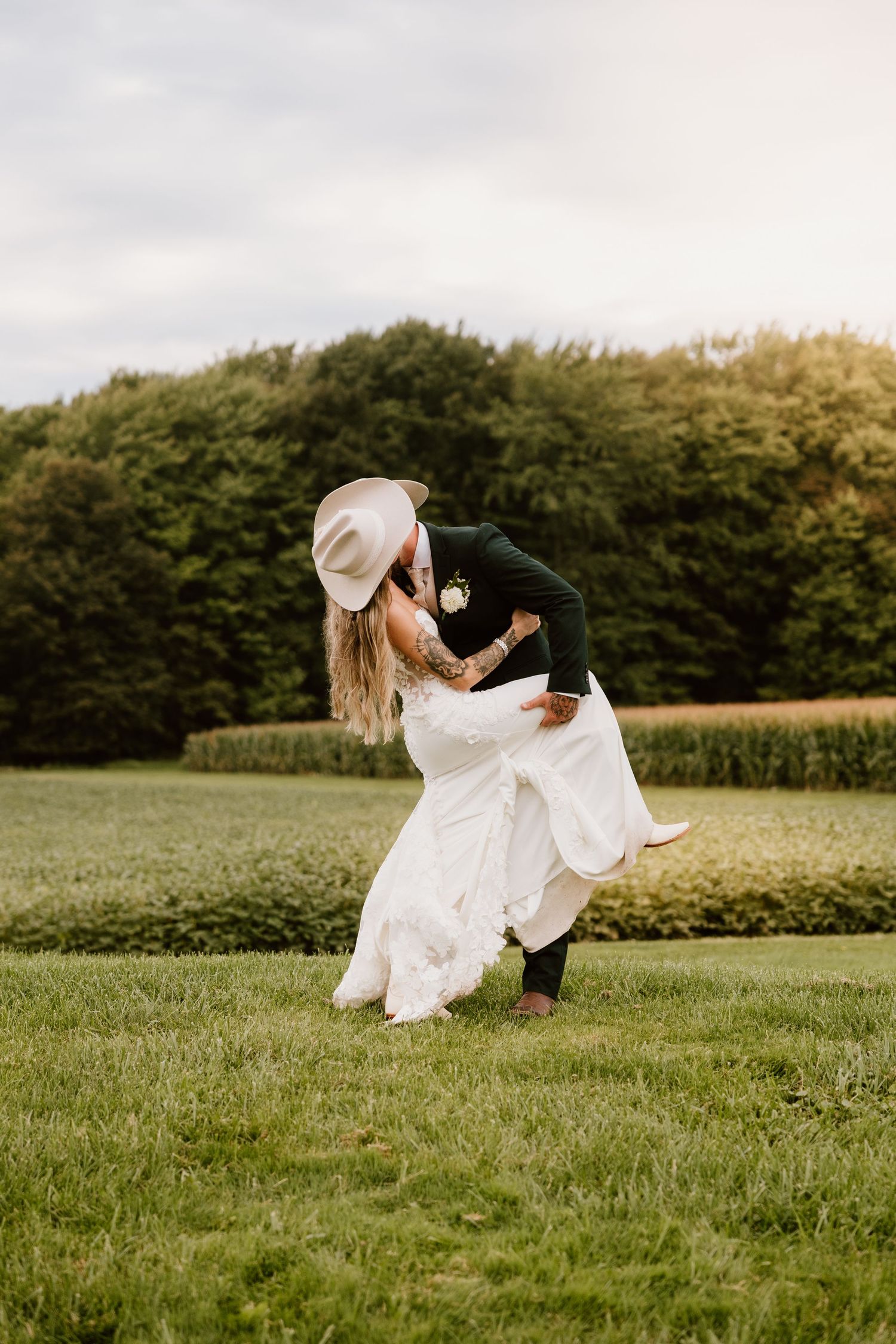 wedding bride and groom