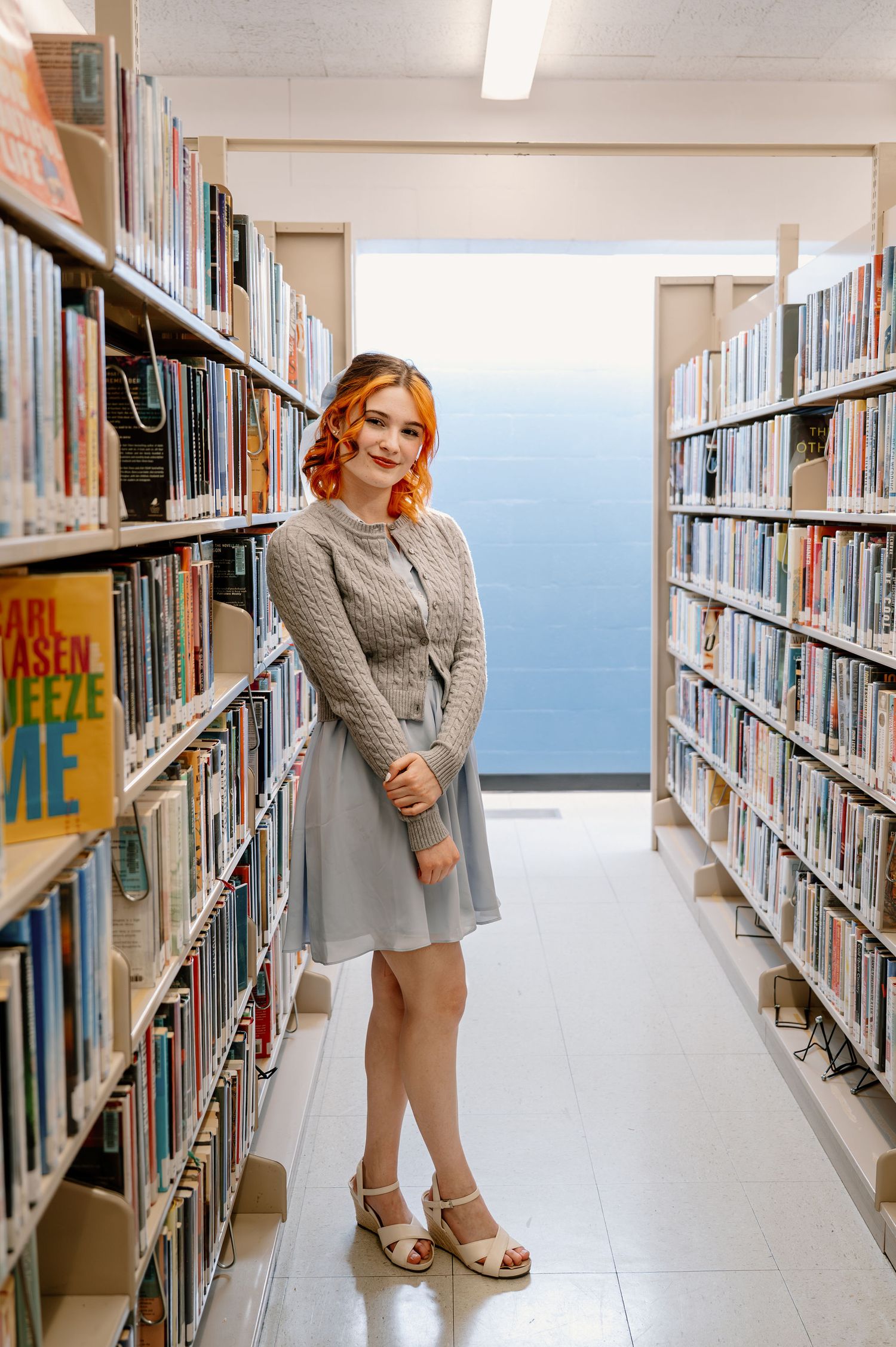 Public library senior photos in Walla Walla, Washington