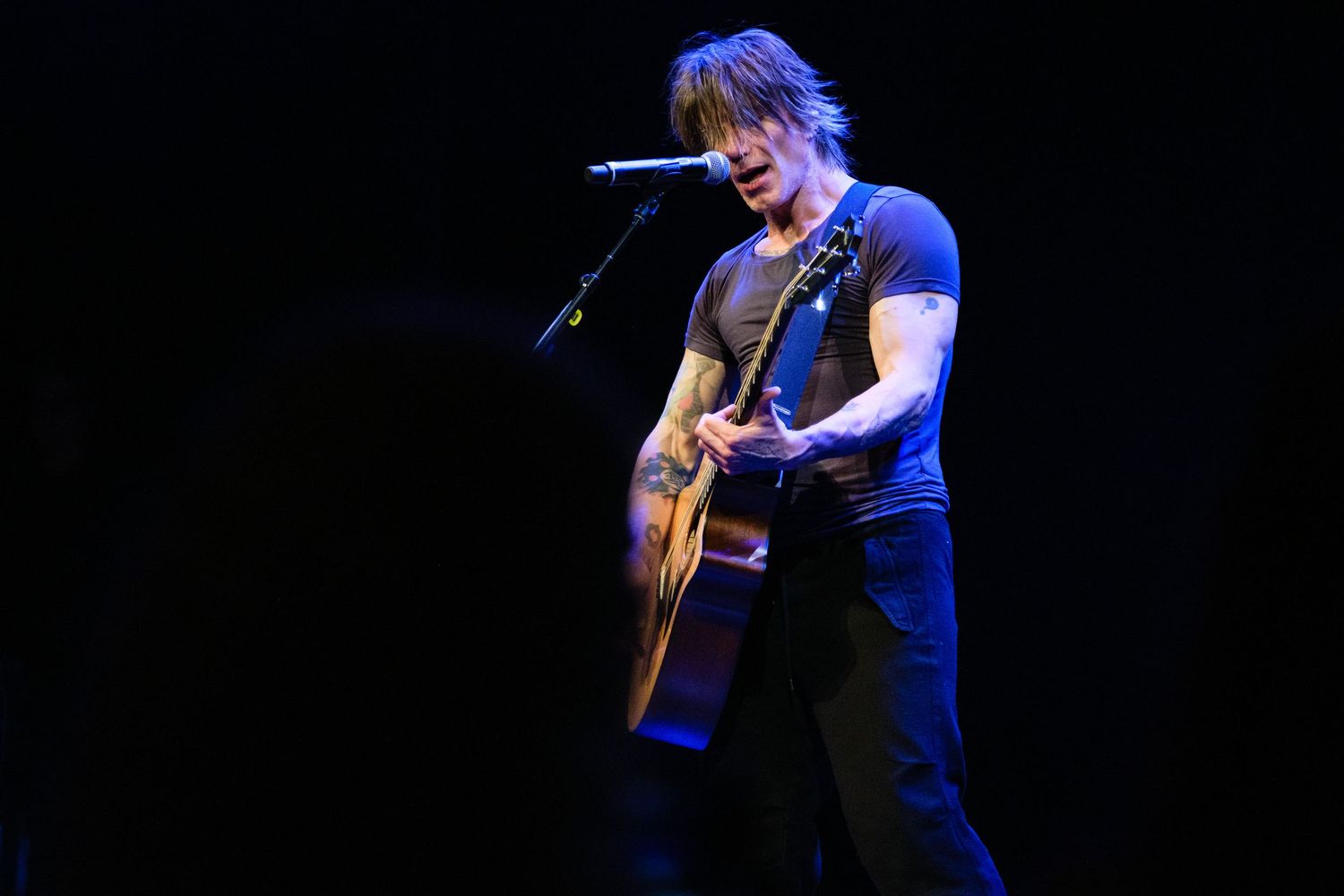 Johnny Rzeznik of The Goo Goo Dolls preforms at the Phillips Center in Gainesville, FL.