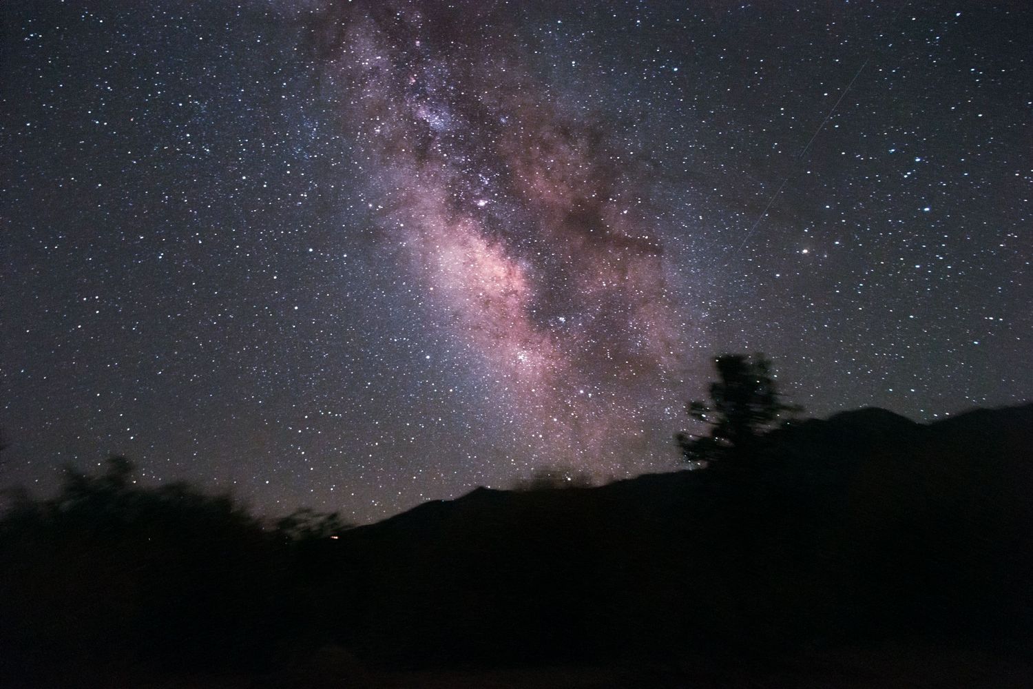 Milky Way at Alabama Hills, CA