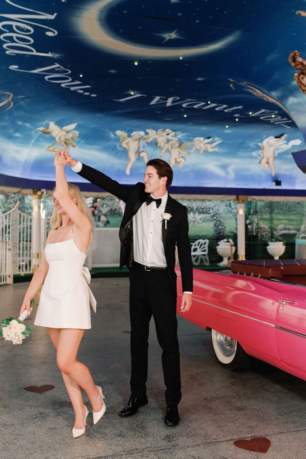 Pink cadillac ceremony