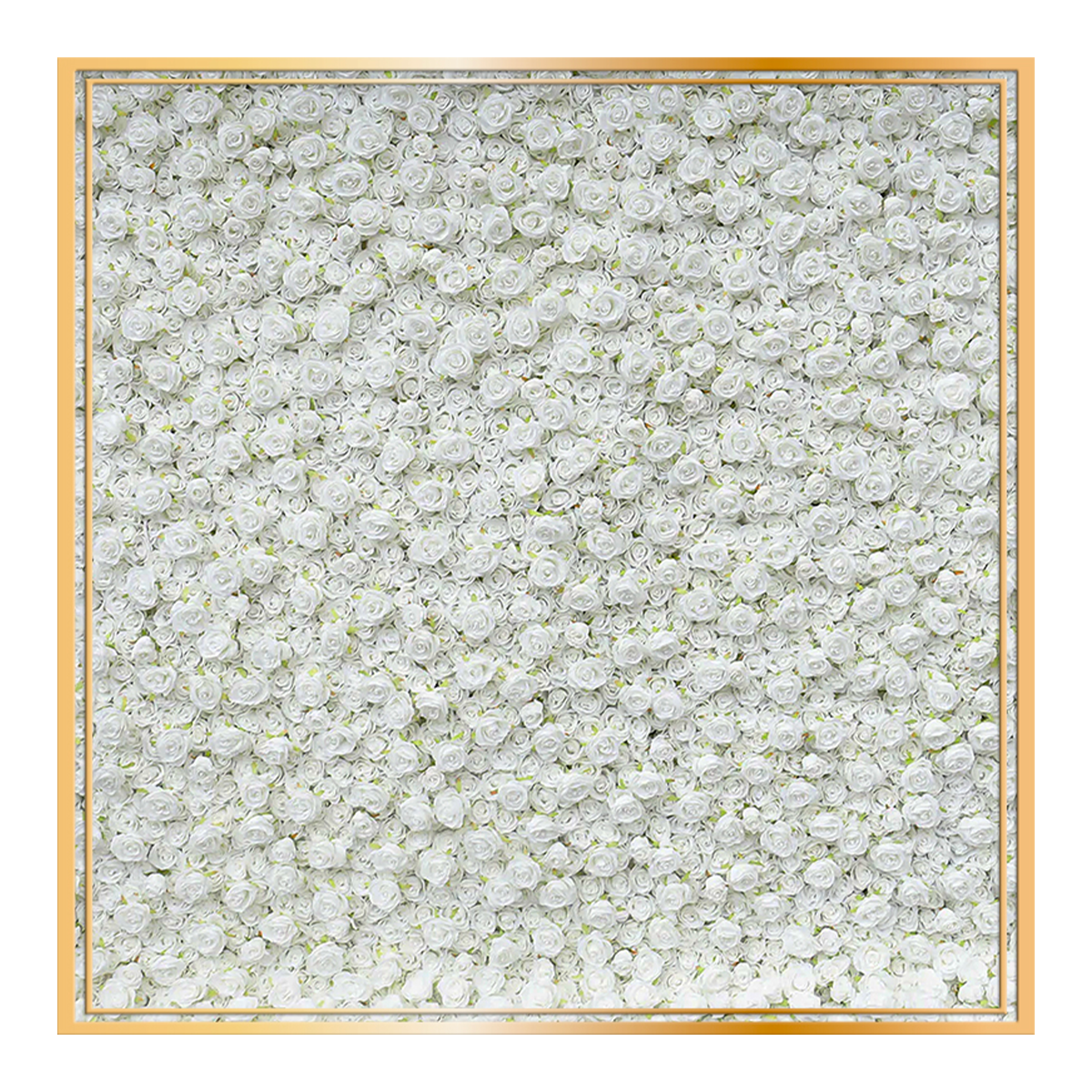WHITE FLORAL FLOWER WALL BACKDROP
