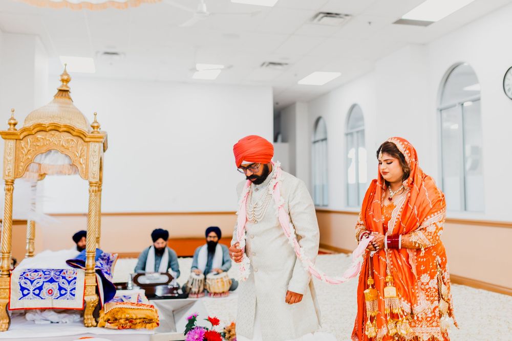 Gurudwara wedding in Toronto. Anand Karaj  Punjabi Wedding Photography and Videography in GTA